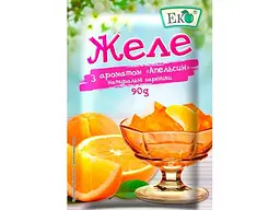 Желе Еко 90г апельсин з ароматом