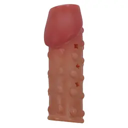 Насадка на пеніс PRETTY LOVE Penis Sleeve, TPR, Waterproof PRETTY LOVE BI-026274 103668 - мініатюра 3