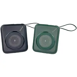 Павербанк Yoobao W1 / 10000 мАг / до 22.5 Вт / USB-C, USB-A, Micro-USB, MagSafe, Lightning / PD+QC / З кабелем / Зелений - мініатюра 6