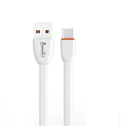 Кабель Avantis AC-25t Plane USB – Type-C- білий