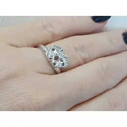 Срібне кільце Qvaliz з фіанітами. 901-00773 18 - мініатюра 2