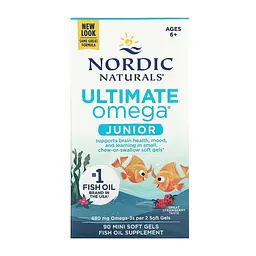 Омега-3 для підлітків Nordic Naturals Ultimate Omega Junior 90 mini softgels