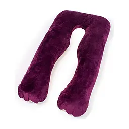 Подушка MirSon для вагітних і відпочинку Velvet Line №8024 U-подібна Adenium (2200006178569)