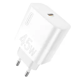 Мережевий зарядний пристрій WUW-C202 PD45W GaN Eu Smart Charger