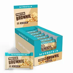 Замінник харчування MyProtein Protein Brownie, 12*75 грам - Білий шоколад