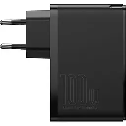 Зарядний пристрій Baseus GaN2 Pro Quick Charger 2C+2U 100W EU Black - мініатюра 2