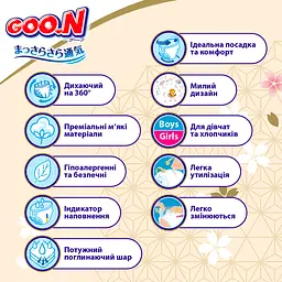 Трусики-підгузки Goo.N Premium Soft 6 2XL (15-25 кг) 30 шт. для дітей унісекс (863230) - мініатюра 6