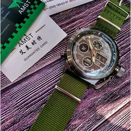 Чоловічий годинник AMST Mountain Green - мініатюра 3