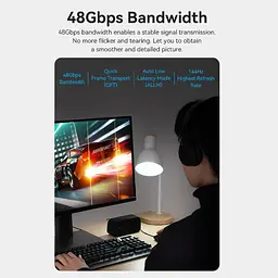 Кабель Vention HDMI-HDMI V 2.1 15 м (ALBBN) - мініатюра 5