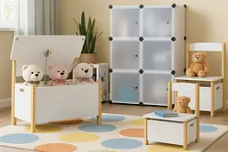 Лавка Chomik DAISY дитяча зі скринею для зберігання іграшок