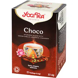 Чай Yogi Tea Choco органічний 37.4 г (17 шт. х 2.2 г) - мініатюра 3