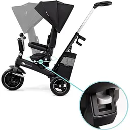 Триколісний велосипед Kinderkraft Easytwist Black (KREASY00BLK0000) - мініатюра 14