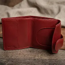Жіноче портмоне Tony Perotti натуральна шкіра Cortina 5037 rosso (90305) червоне - мініатюра 2