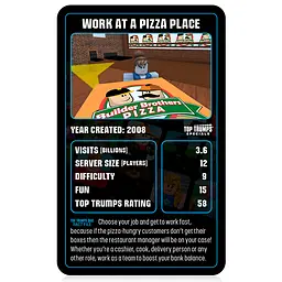 Настільна гра Winning Moves Roblox The Independent and Unofficial Guide Top Trumps - мініатюра 4