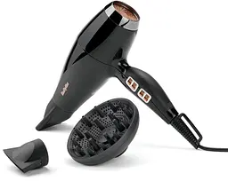 BaByliss Фен Air Power Pro, 2300Вт, 3 режими, дифузор, іоніз-я, хол. обдув, кераміка, чорно-рожевий - мініатюра 3
