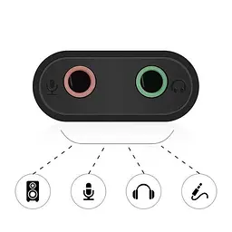 Звукова карта Ugreen US205 white (30143) - мініатюра 6