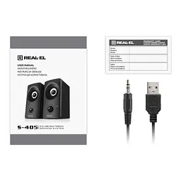Акустична система REAL-EL S-405 USB Black (EL121100016) - мініатюра 8