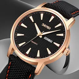 Чоловічий наручний годинник 9303RGBK Rose Gold-Black Skmei acs0029773 - мініатюра 4