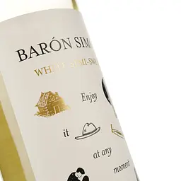 Вино Baron Simon White Semi-sweet біле, напівсолодке, 0,75 л - мініатюра 3