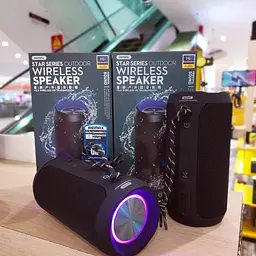 Портативна акустика Remax RB-M28 PRO 8Wx2 з підсвічуванням бездротова чорна - мініатюра 3