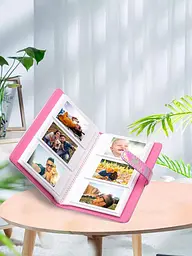 Фотоальбом для Fujifilm Instax Mini (12, 11, 40, 70, 90, 99, EVO, Link, Liplay) Polaroid 300, Z2300 на 96 фото, райдужно-рожевий  - мініатюра 2