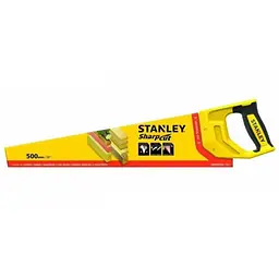 Ножівка по дереву Stanley Sharpcut  L= 500 мм 7 зубів/1" (STHT20367-1) - мініатюра 2