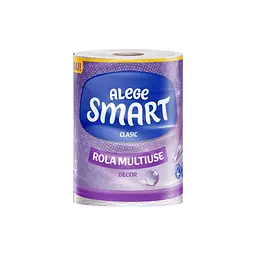 Паперові рушники Smart Tissue Classic Decor 2 шари 190 відривів 36.1 м 1 рулон (5944582100152) - мініатюра 1