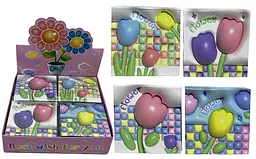 Блокнот Квіти 3D, 70 аркушів, 8x8 см (В асортименті) - мініатюра 2