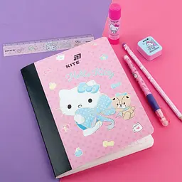 Блокнот Kite Hello Kitty А5 60 аркушів клітинка HK-1 з магнітною закладкою (HK26-192-1) - мініатюра 4
