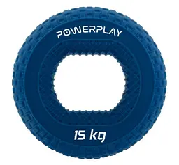 Еспандер кистьовий силіконовий PowerPlay PP-4333 Hand Grip Light 15 кг Синій (PP_4333_Blue_15kg) - мініатюра 1