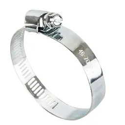 Хомут черв'ячний оцинкований 12.7мм D46-70мм 10шт GRAD (2511455)