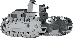 Колекційна модель Metal Time Nimble Fighter MT010 Grey - мініатюра 2