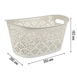 Кошик Stars Plast бежевий 11 л (94253/беж) - мініатюра 2
