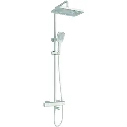 Душова система з термостатом Mixxus Premium Virgo 009-J white 3 функції MI6648, Білий матовий