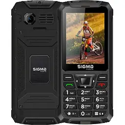 Кнопковий телефон Sigma mobile X-treme PR68 чорний - мініатюра 2