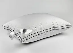 Подушка пухова Iglen Royal Series гусячий пух сірий 50х70