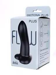Фалоімітатор Lola Games Flow Emotional Plus 13 см (чорний) - мініатюра 7