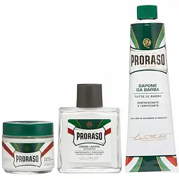 Подарунковий вінтажний набір Proraso Gino освіжаюча та тонізуюча свіжість з екстрактом евкаліпта та ментолу - мініатюра 3