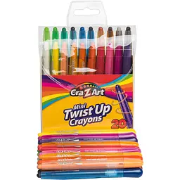 Олівці кольорові Cra-Z-Art Mini Twist Up 20 шт. (10253CRA) - мініатюра 3