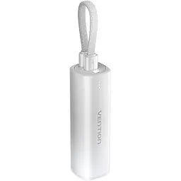 Універсальна мобільна батарея Vention 5000mAh 20W PD, USB-C In/Out, Lightning In/Out, with cable, Gradient Сірий