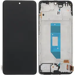 Дисплей Xiaomi Redmi Note 14 4G Global 159,6 mm, чорний, OLED, з рамкою