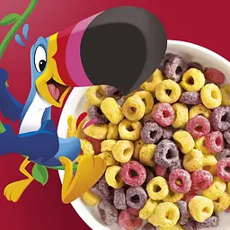 Сухий сніданок Kellogg's Froot Loops фруктові кільця 375 г - мініатюра 3