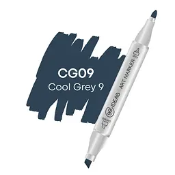 Маркер двосторонній Холодний сірий 9, CG09, 99IDEAS