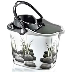 Відро з віджимом DECOR 14л каміння арт.OZER-D-012
