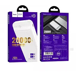 Павербанк Hoco J52A 20000 mAh New joy White - мініатюра 4