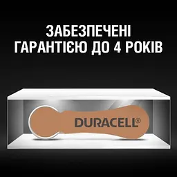 Батарейка Duracell для слухових апаратів розмір 312, 6 шт. в упаковці (5007516/5011449) - мініатюра 8
