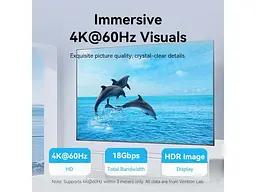 Кабель Vention HDMI-HDMI v2.0 3m (AACBI) - мініатюра 8