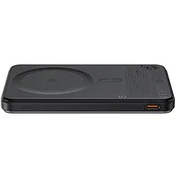 Портативний ЗП Power Bank Acefast M30 PD20W з Бездротовий зарядний пристрій with cable 5000 mAh Black - мініатюра 5