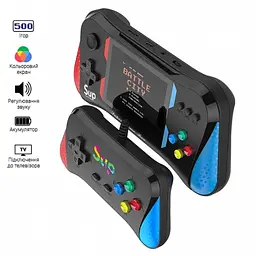 Ігрова консоль SUP X7M Приставка з додатковим джойстиком Dendy SEGA 500 в 1 - мініатюра 3