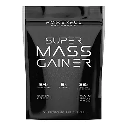 Гейнер Super Mass Gainer, 1 кг Капучіно Powerful Progress fit0016912